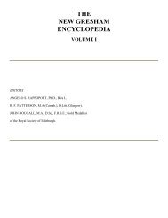 THE NEW GRESHAM ENCYCLOPEDIA - Ebooks on Everything.