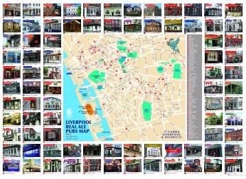 LIVERPOOL REAL ALE PUBS MAP