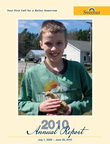 Annual Report 2009-2010 - Sweetser