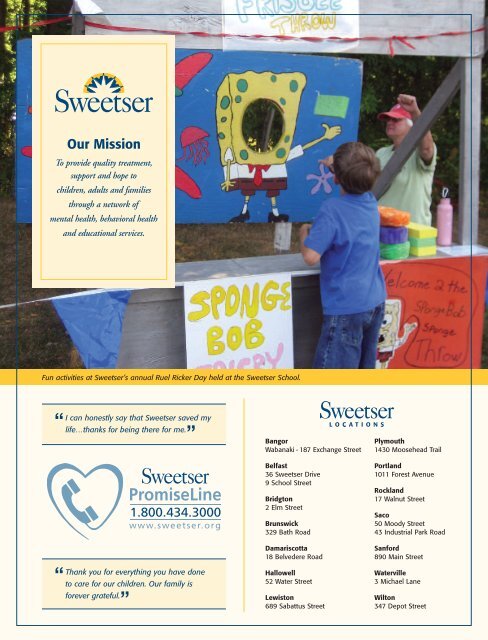 Annual Report 2009-2010 - Sweetser