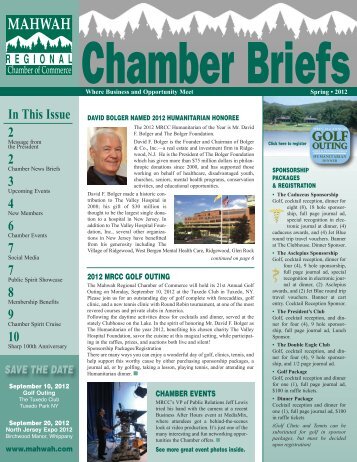 Chamber Briefs - Mahwah Chamber of Commerce