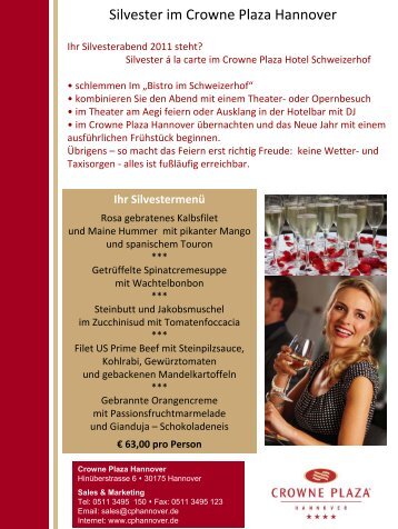 Silvester im Crowne Plaza Hannover - Whigoo.com