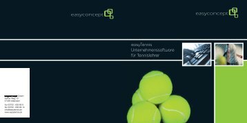 easyTennis - easyconcept GmbH