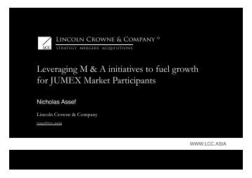 Leveraging M & A initiatives to fuel growth for JUMEX Market ...