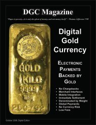 DGC Magazine Digital Gold Currency