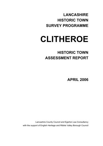 CLITHEROE - Lancashire County Council