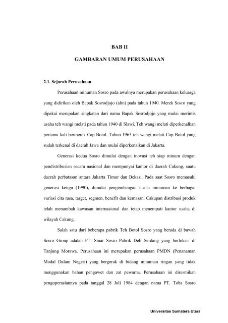 Chapter II.pdf - USU Institutional Repository - Universitas Sumatera ...
