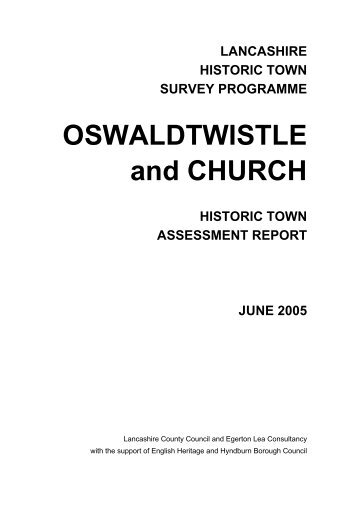 OSWALDTWISTLE and CHURCH - Lancashire County Council