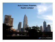 Axis Crown Premier, Kuala Lumpur - Property Frontiers