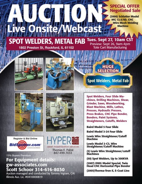 Spot Welders Metal Fab To Hyperams