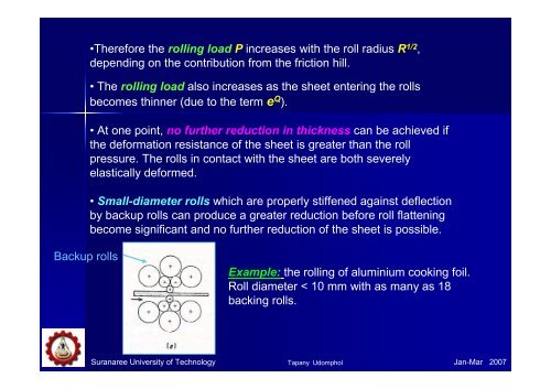 Chapter 3 - Rolling of metals