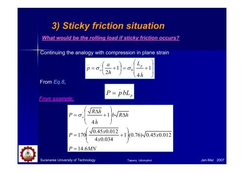 Chapter 3 - Rolling of metals