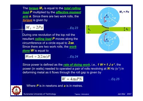 Chapter 3 - Rolling of metals