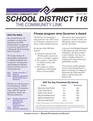 November 2007 - Wauconda Community Unit School District 118