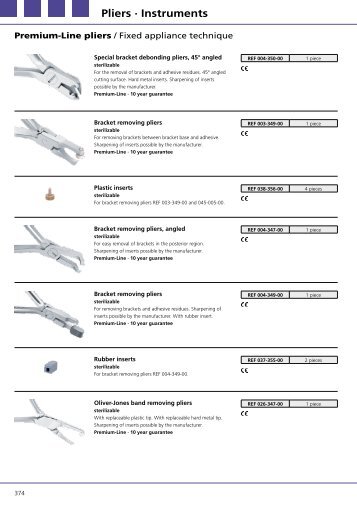 Pliers ∙ Instruments - DENTAURUM