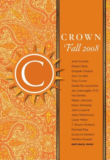 Fall 2008 Crown catalog - Random House