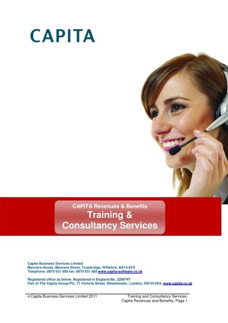 Training & Consultancy Services - Capita Software and Managed ...