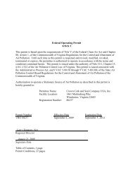 Virginia Title V Operating Permit - Virginia DEQ Home ...