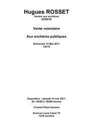 Catalogue - Galerie Rosset