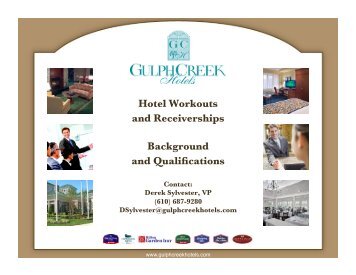bios – senior leadership - Gulph Creek Hotels.