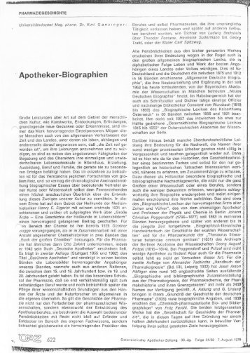 . Apotheker-Biographien