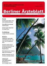 Medizin - Berliner Ärzteblatt