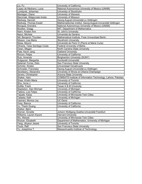 3. Postdoctoral Program - MSRI