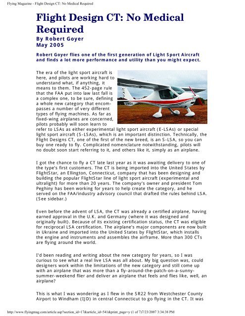 Learn to Fly: Jets - FLYING Magazine