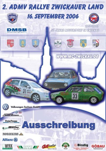 2. ADMV Rallye Zwickauer Land - Motorsportclub Zwickau