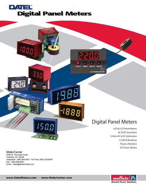 Digital Panel Meters - DatelMeters.com