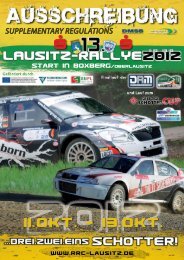 in Boxberg/Oberlausitz - Rallye-Renn-& Wassersport-Club Lausitz eV