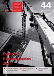 descargar revista PDF - Colegio Oficial de Aparejadores ...