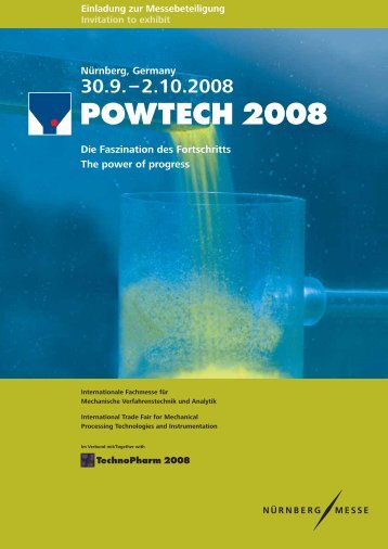 POWTECH 2008 Die Faszination des Fortschritts The power of ...