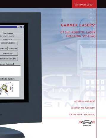 GAMMEX CT Sim ROBOTIC LASER TRACKING ... - Gammex RMI
