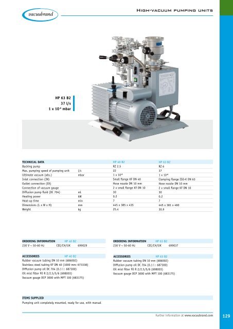 Catalog 2010 Technology for Vacuum Systems - Chiron