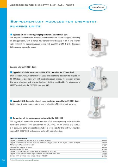 Catalog 2010 Technology for Vacuum Systems - Chiron