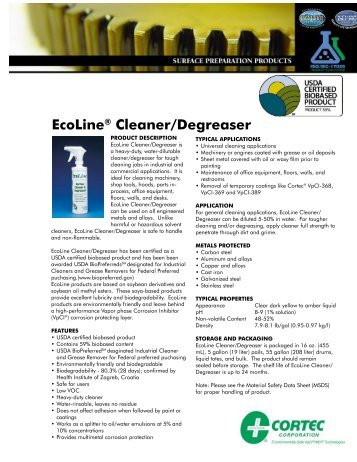 EcoLine® Cleaner/Degreaser