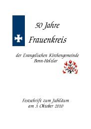 Frauenkreis - Evangelischer Kirchenkreis An Sieg und Rhein