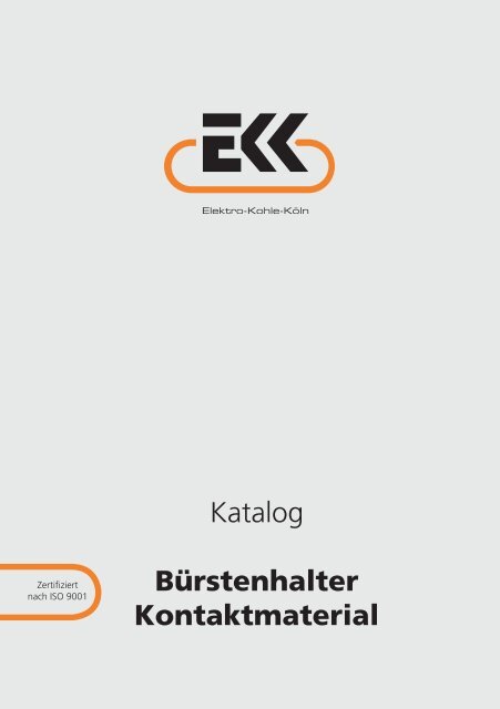 Bürstenhalter - EKK Elektro-Kohle-Köln GmbH & Co. KG