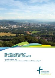 bezirksvisitation im markgräflerland - Evangelischer Kirchenbezirk ...