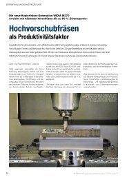 Hochvorschubfräsen als Produktivitätsfaktor - Scheinecker GmbH ...