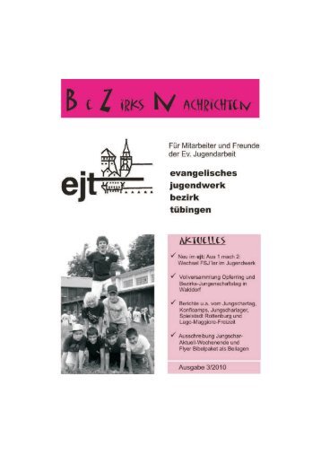 BZN 10-3.pdf - Evangelisches Jugendwerk Bezirk Tübingen