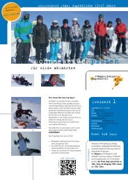 Flyer Skifreizeiten 2013 EJW Hessen