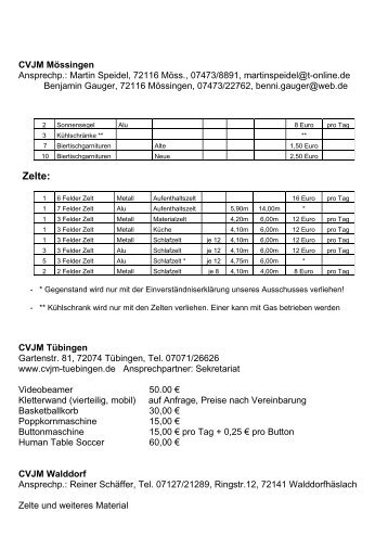 Ausleihliste 10-2008.pdf - Evangelisches Jugendwerk Bezirk ...