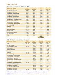 INVG Ã¢ÂÂ Fahrplan - Eitensheim