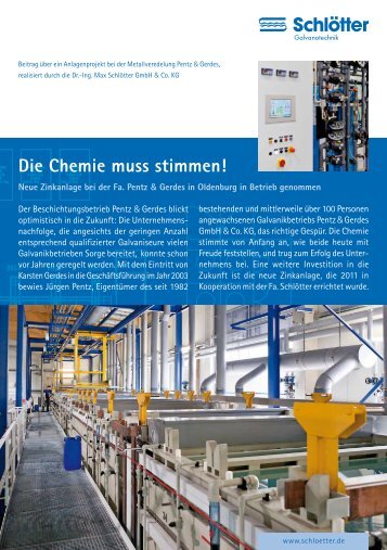 Die Chemie muss stimmen! - schloetter.de