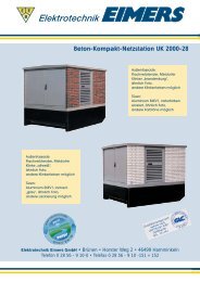 Beton-Kompakt-Netzstation UK 2000-28 - Elektrotechnik Eimers ...