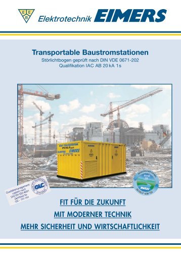 (begehbar) zB 6, 10 oder 20 kV - Elektrotechnik Eimers GmbH