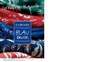 Katalog Nr. 5 - Einbecker Blaudruck