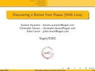 Discovering a Botnet from Russia (With Love) - Eicar